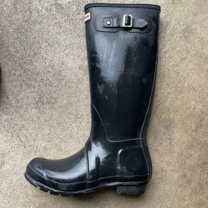 Hunter Original Tall rain boots. Barely worn. Maybe 5 times.